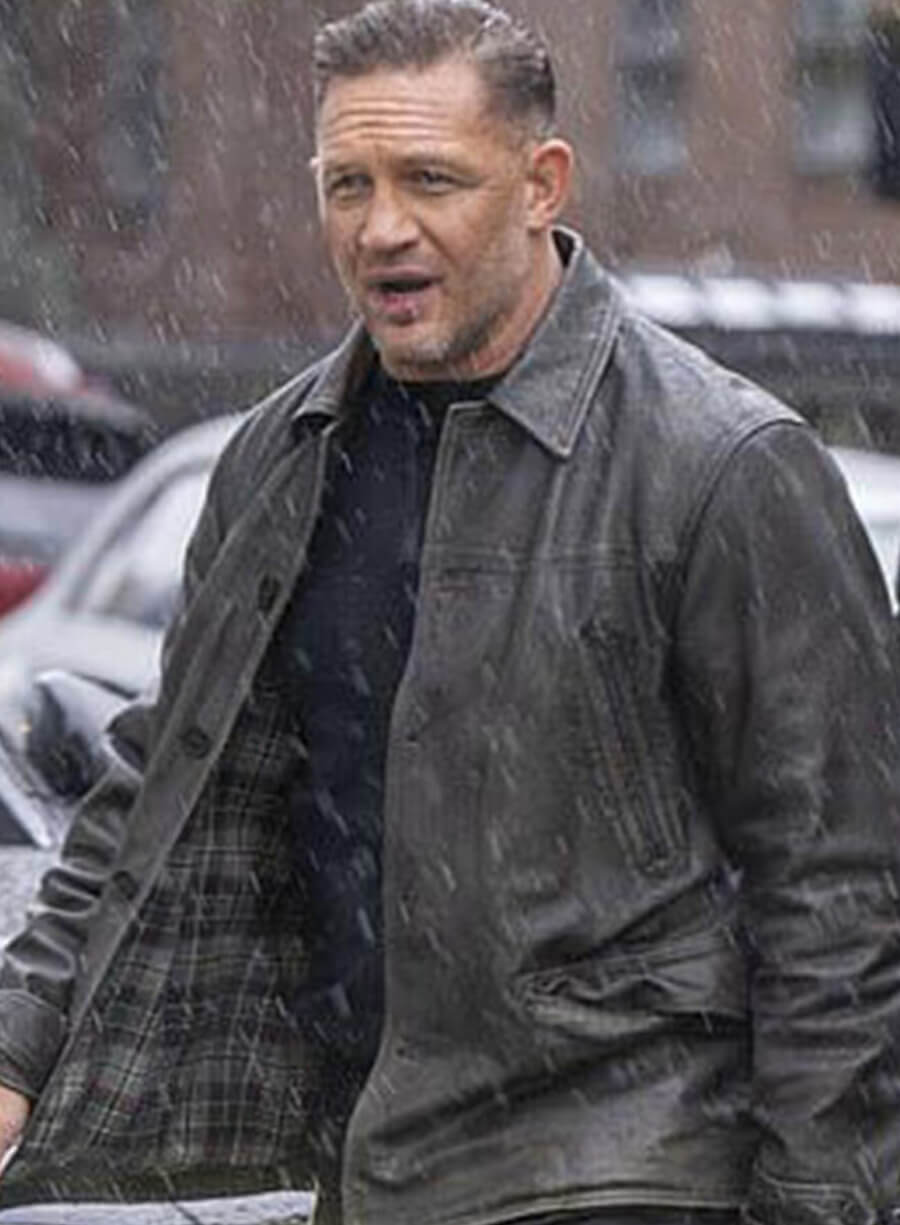 Tom Hardy Mobland S02 Black Leather Jacket