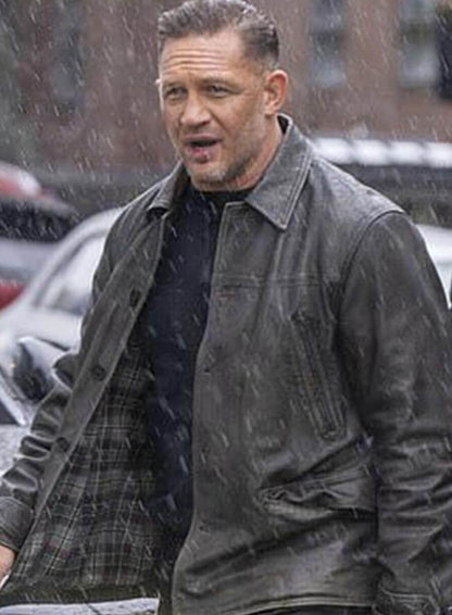 Tom Hardy Mobland S02 Black Leather Jacket