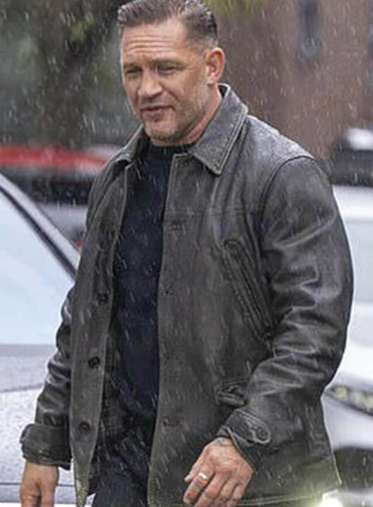 Tom Hardy Mobland S02 Black Leather Jacket