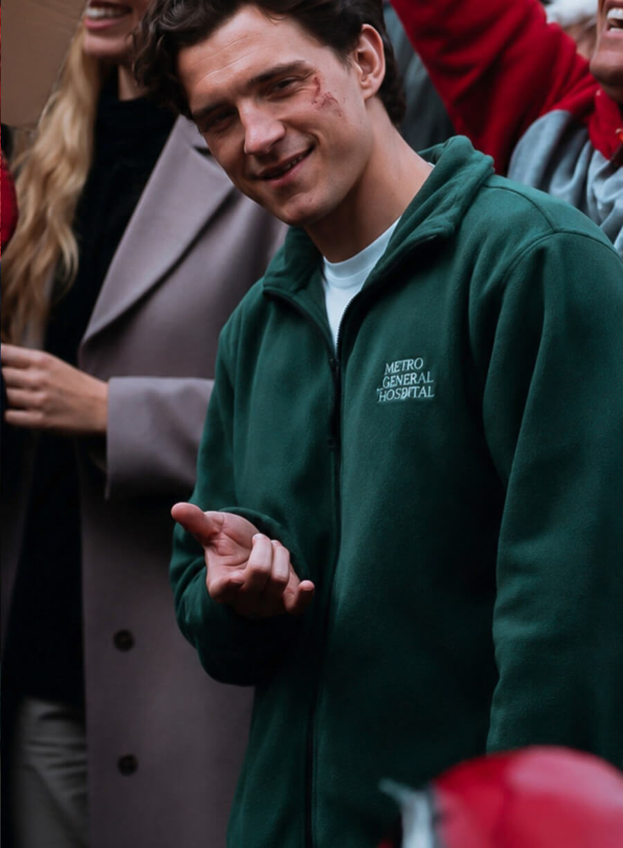 Tom Holland Spider-Man: Brand New Day Fleece Jacket