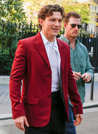 Tom Holland Spider-Man Brand New Day Press Tour 2026 Blazer