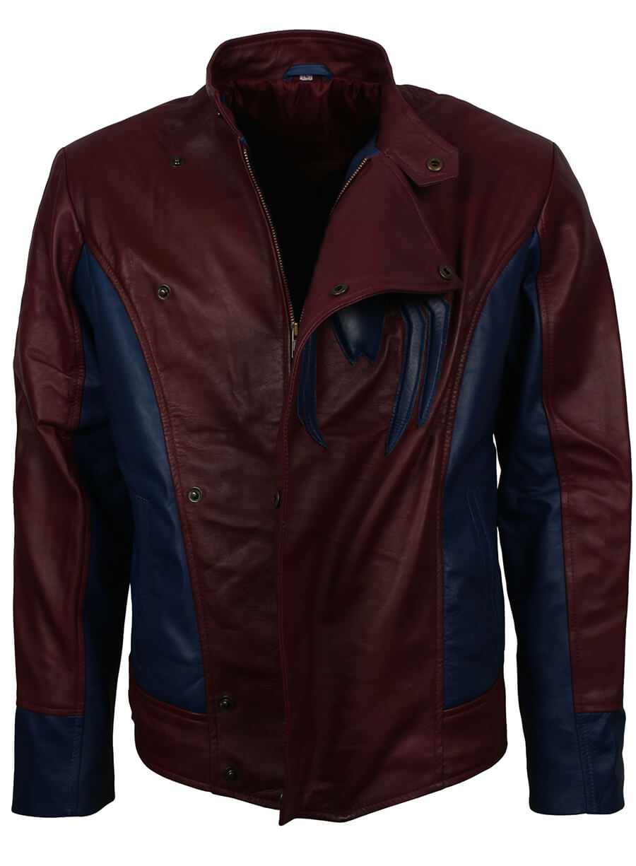Tom Holland Maroon Spiderman Home Coming Jacket