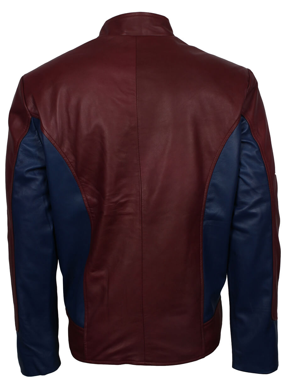 Tom Holland Maroon Spiderman Home Coming Jacket