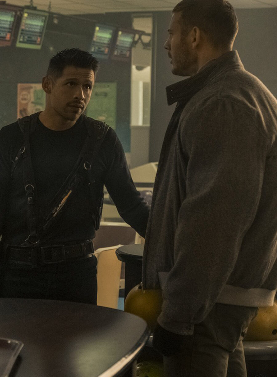 Tom Hopper The Umbrella Academy Grey Jacket