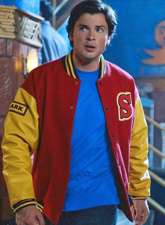 Tom Welling Smallville S07 Varsity Jacket
