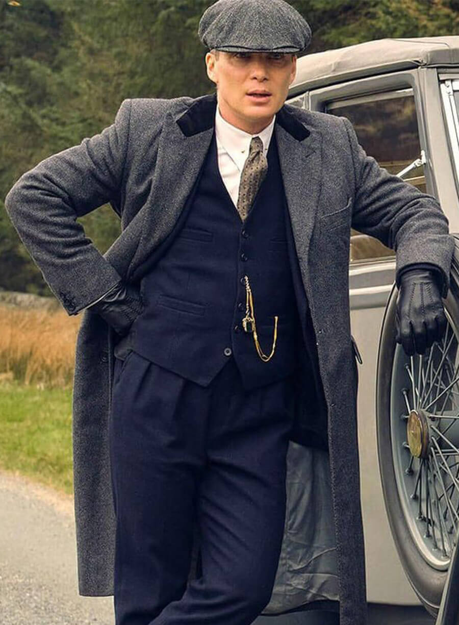 Tommy Shelby Peaky Blinders Grey Coat