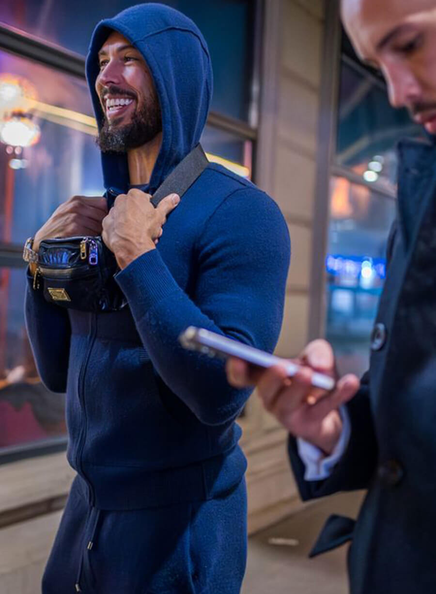 Andrew Tate Blue Tracksuit