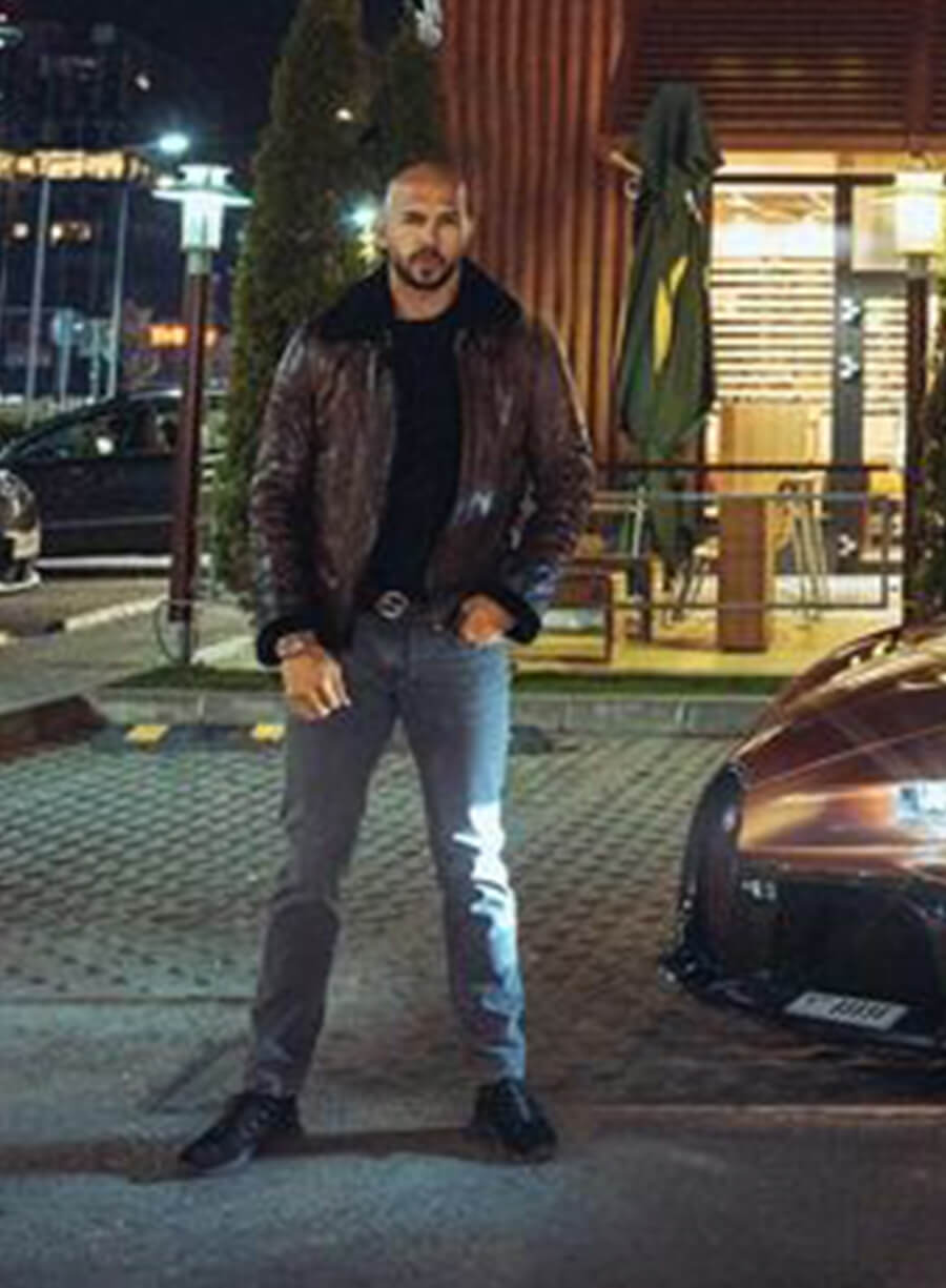 Andrew Tate Shearling Jacket