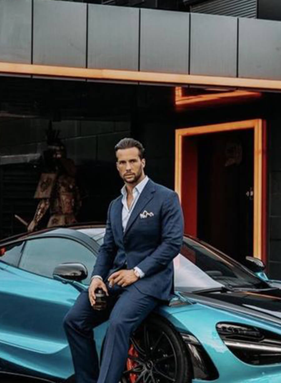 Tristan Tate Blue Blazer