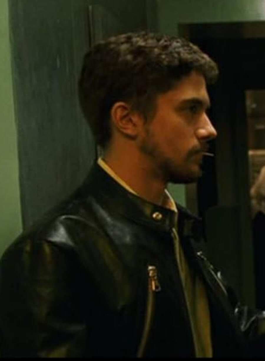 Toper Grace Ocean's Eleven Black Leather jacket