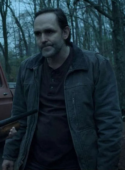 Trevor Long Ozark Tv Series Blue Jacket
