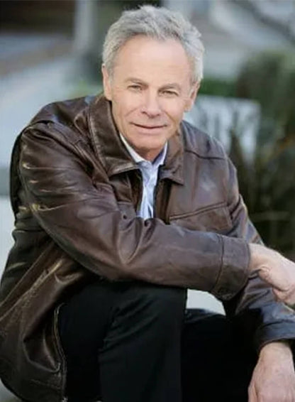 Tristan Rogers Brown Leather Jacket
