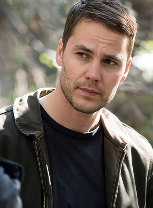True Detective Taylor Kitsch Green Jacket