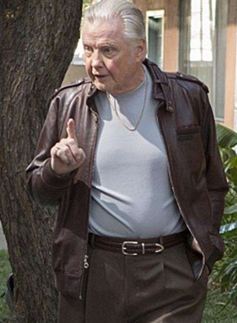 TV Series Ray Donovan Jon Voight Brown Leather Jacket