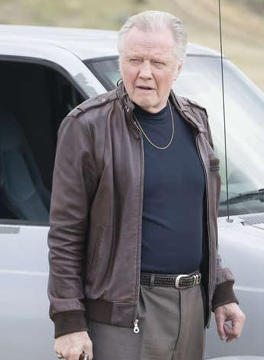 TV Series Ray Donovan Jon Voight Brown Leather Jacket