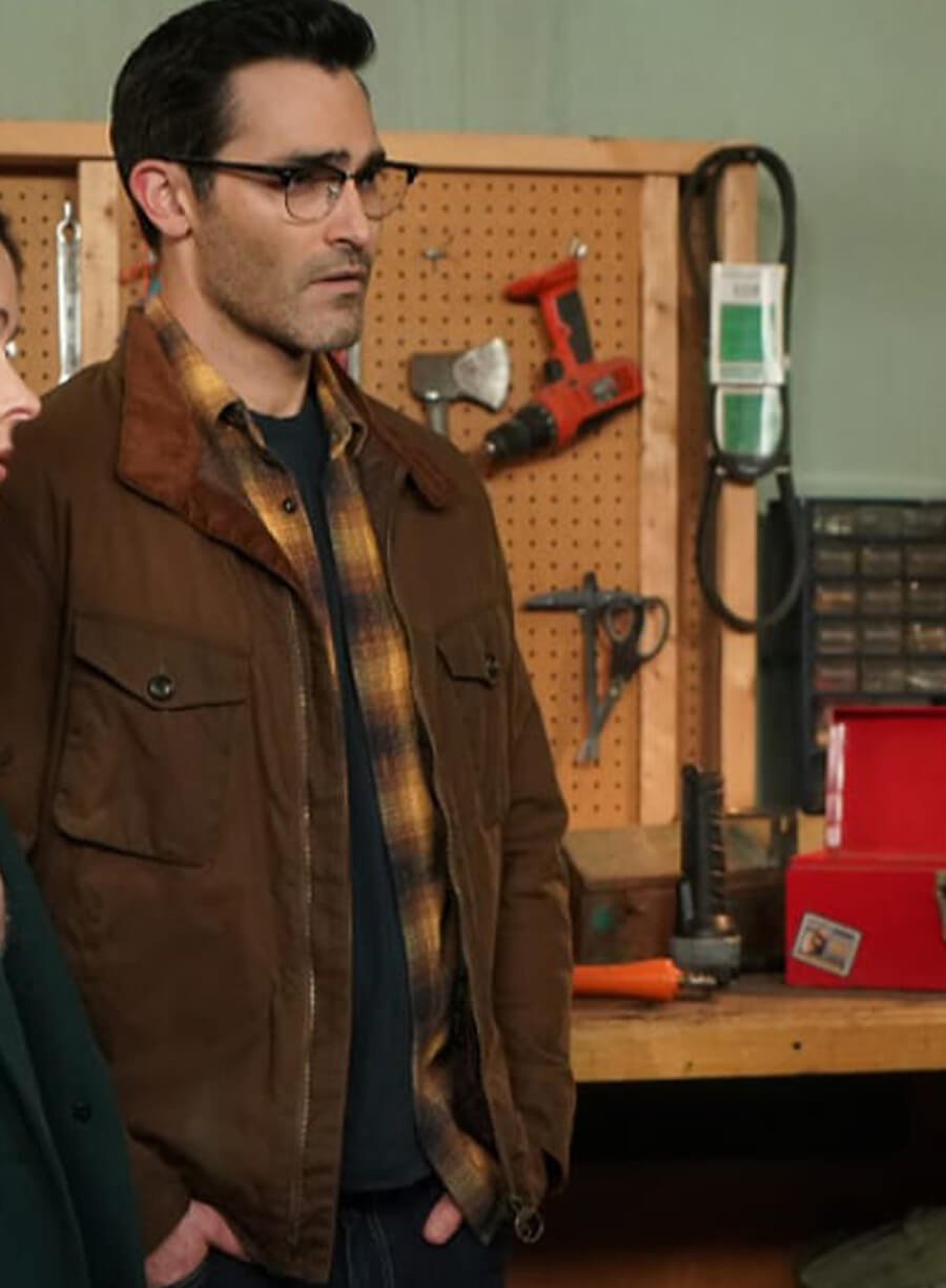 Tyler Hoechlin Superman & Lois Brown Jacket