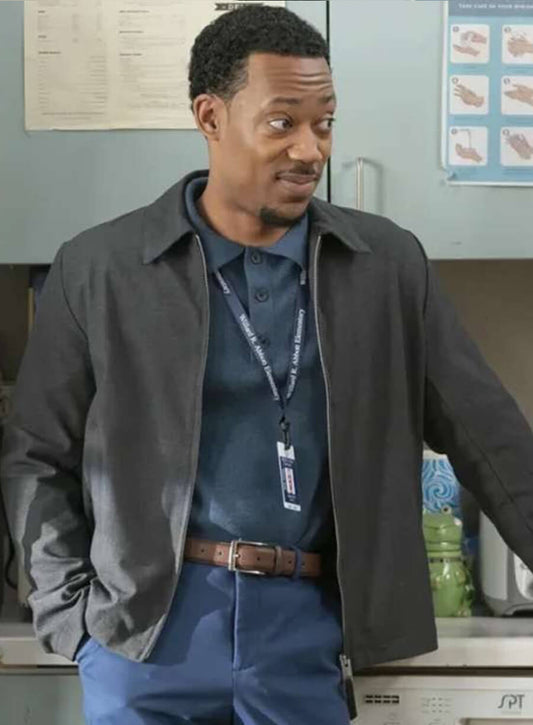 Tyler James Williams Abbott Elementary S04 Grey Jacket