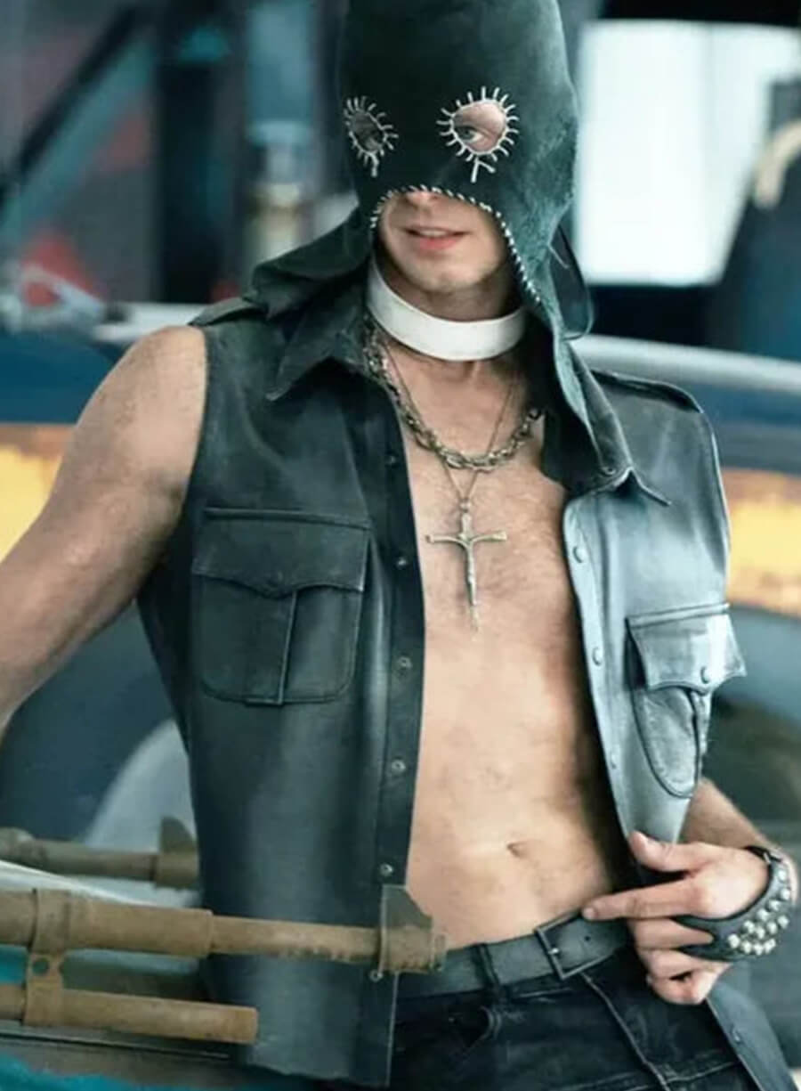 Tyler Johnston Deacon Twisted Metal Black Vest
