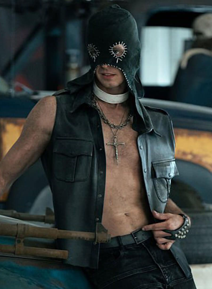 Tyler Johnston Deacon Twisted Metal Black Vest