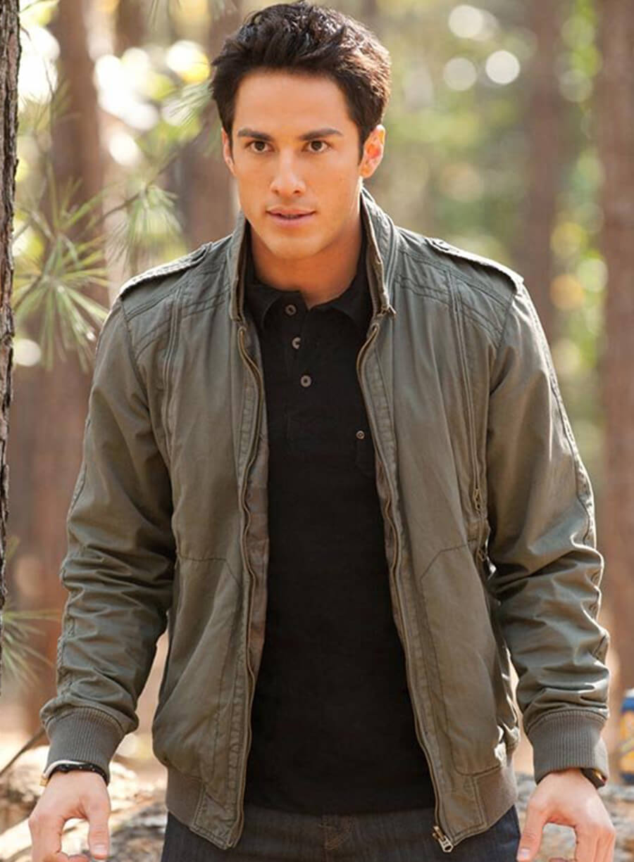 Tyler Lockwood The Vampire Diaries Green Jacket