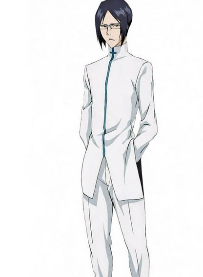 Uryu Ishida Bleach White Uniform Jacket
