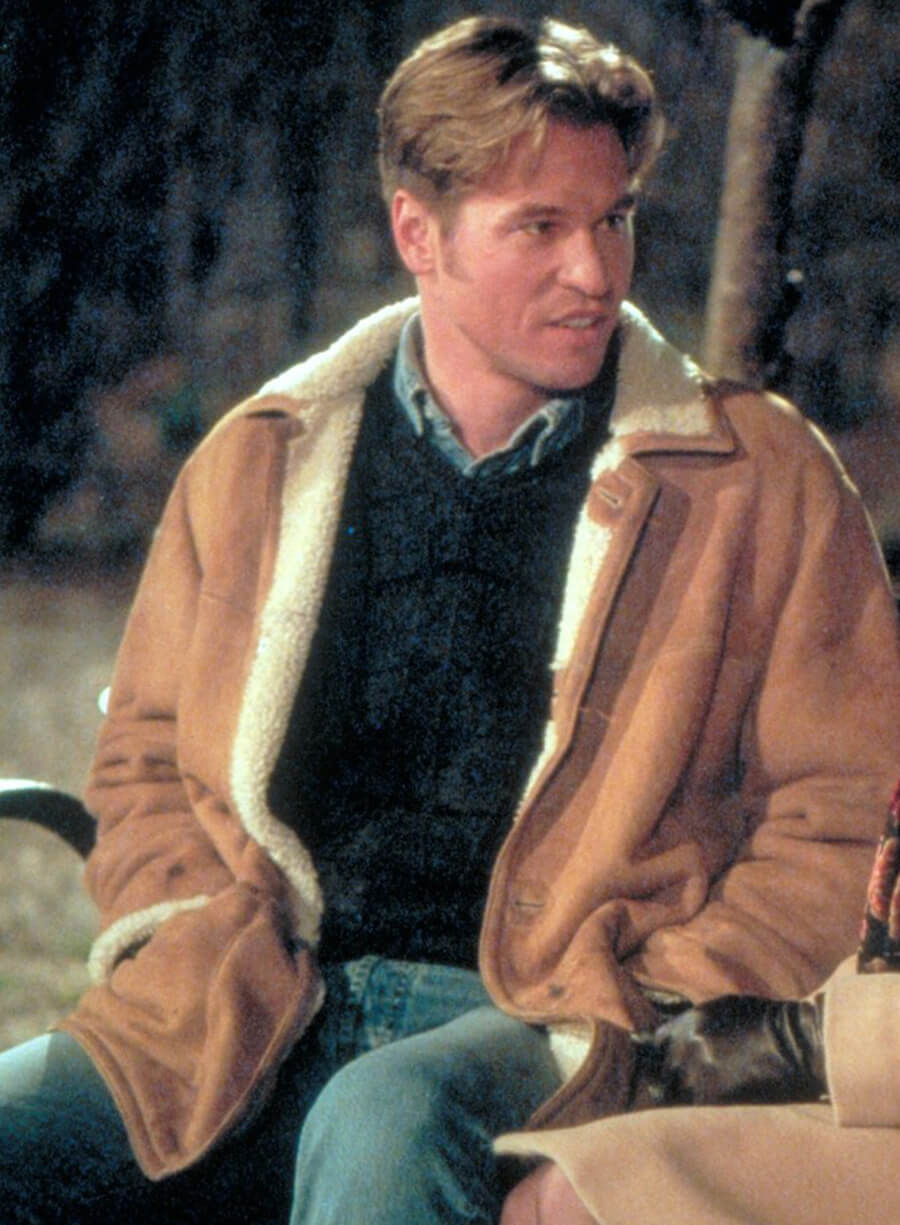 Val Kilmer At First Sight Brown Suede Jacket
