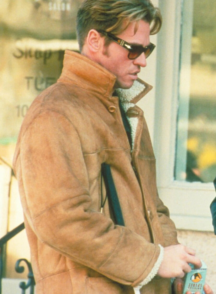 Val Kilmer At First Sight Brown Suede Jacket