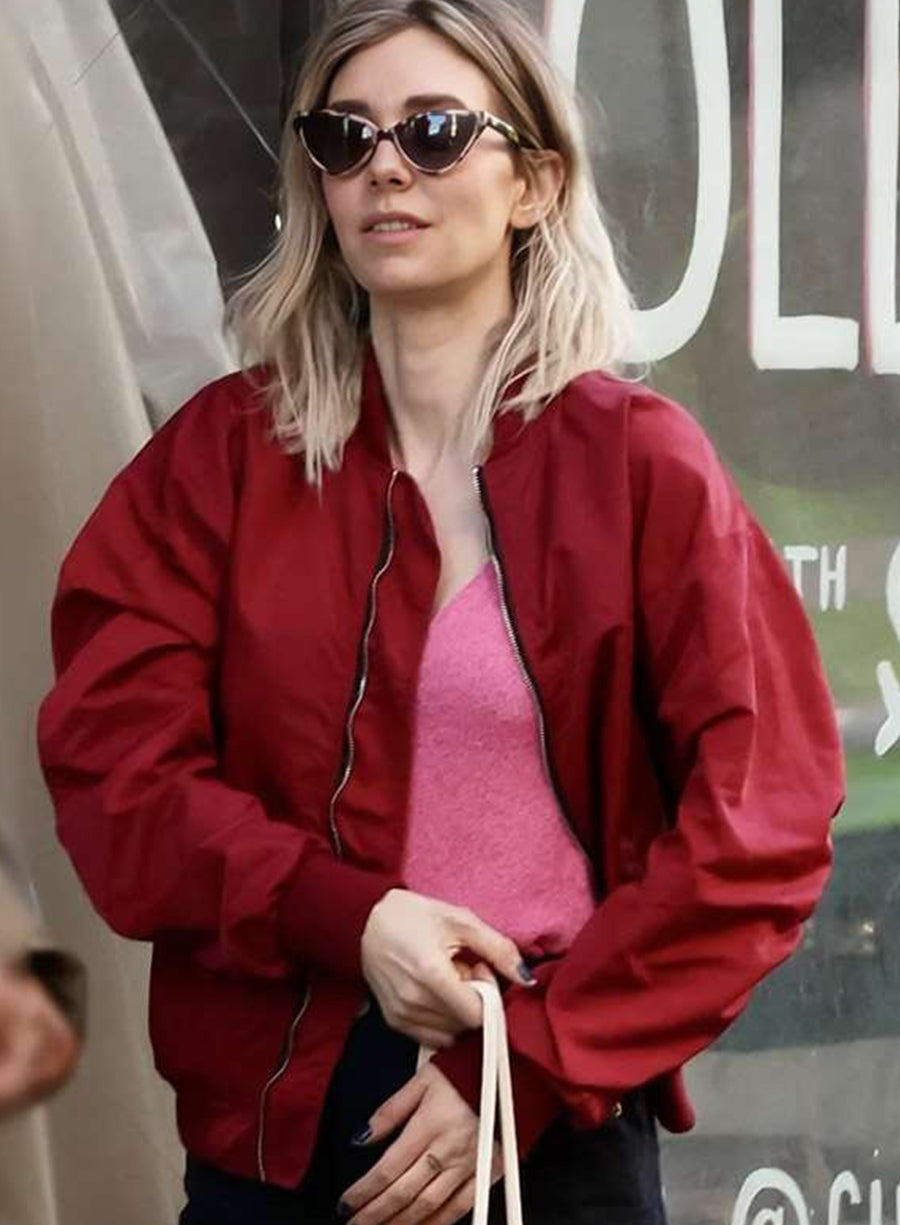 Vanessa Kirby Night Always Comes 2025 Bomber Jacket