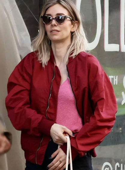 Vanessa Kirby Night Always Comes 2025 Bomber Jacket