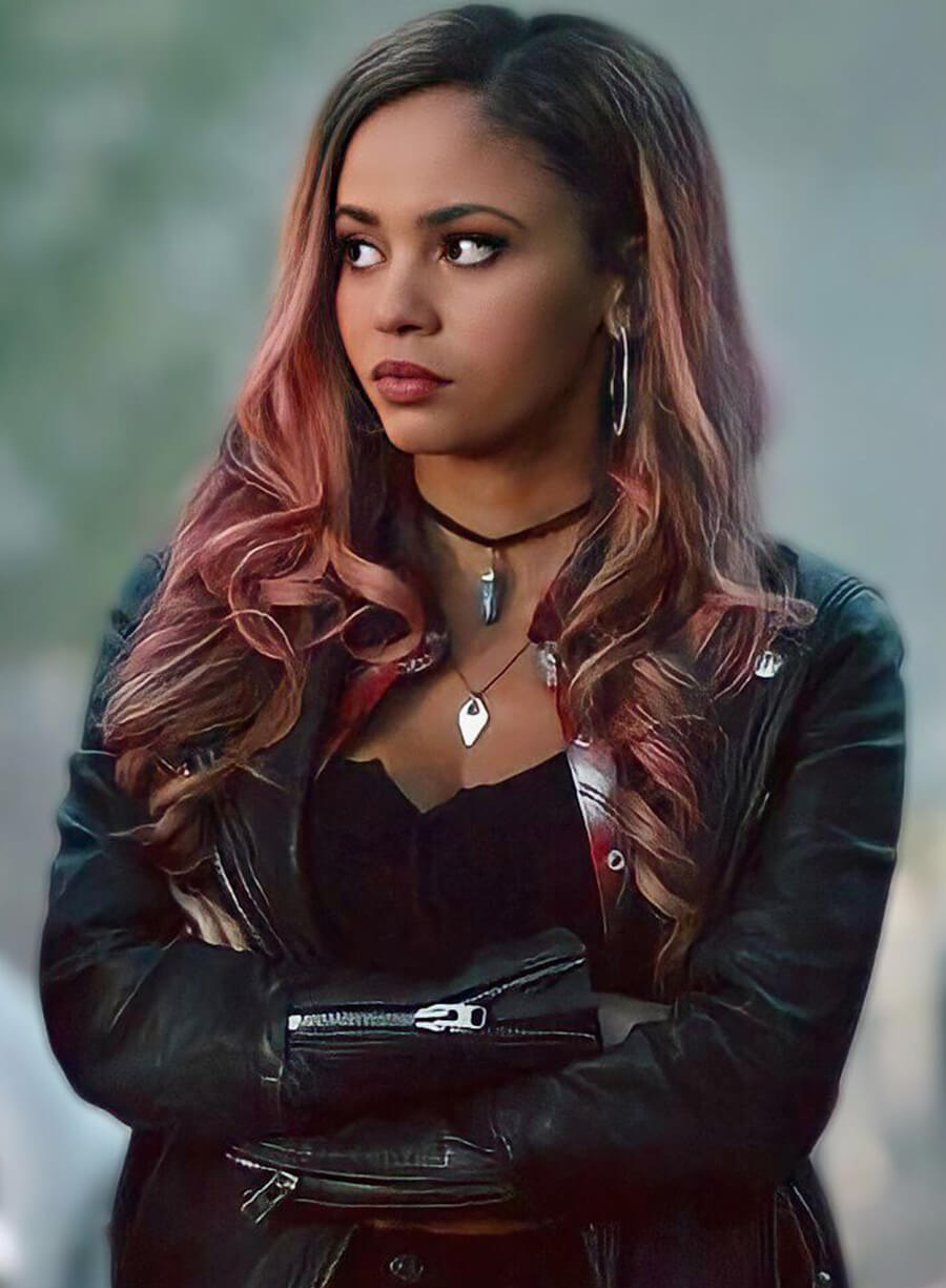 Vanessa Morgan Riverdale Black Leather Jacket