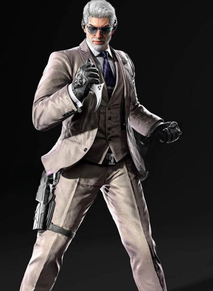 Victor Chevalier Tekken 8 Grey Suit