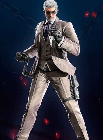Victor Chevalier Tekken 8 Grey Suit