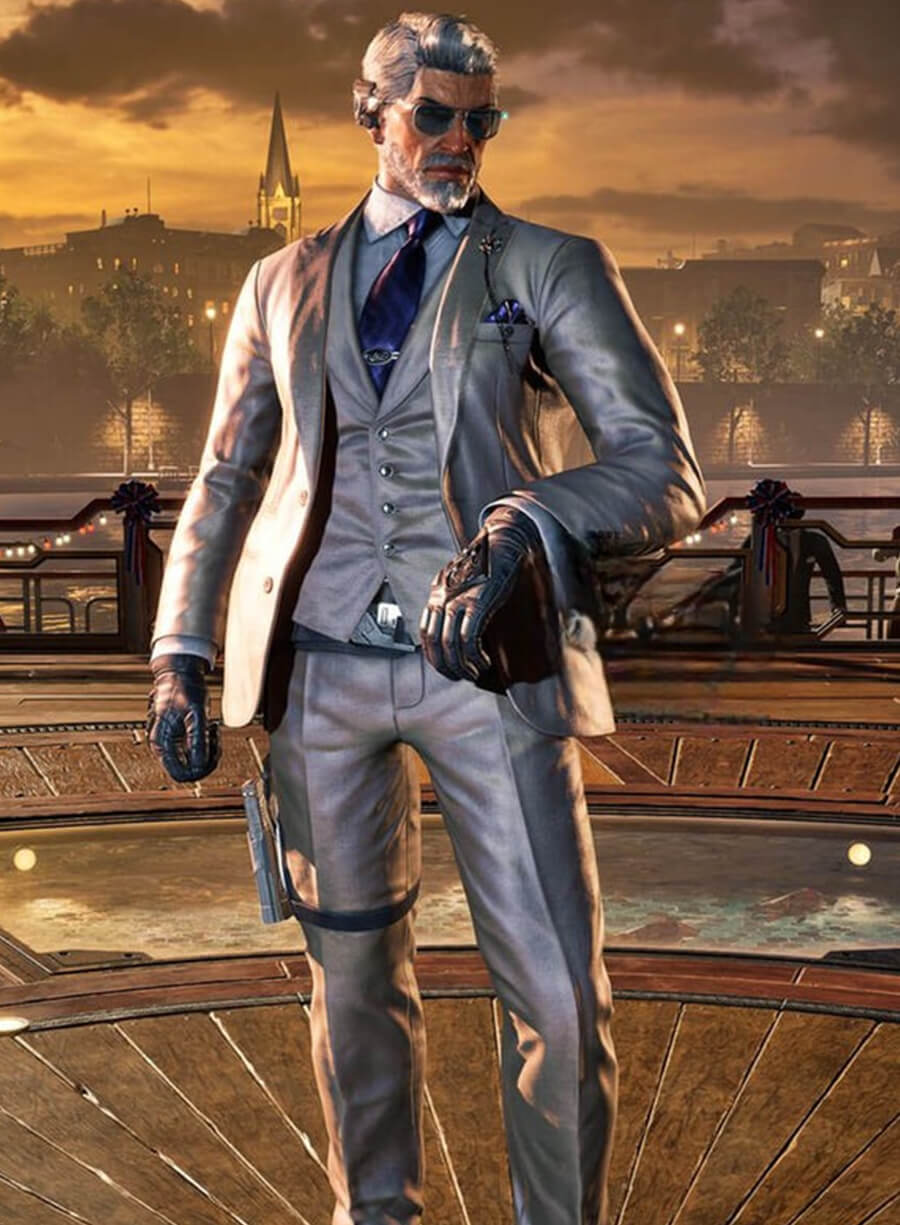 Victor Chevalier Tekken 8 Grey Suit