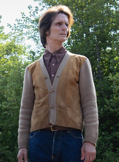 Victor From S02 Brown Suede Cardigan Jacket