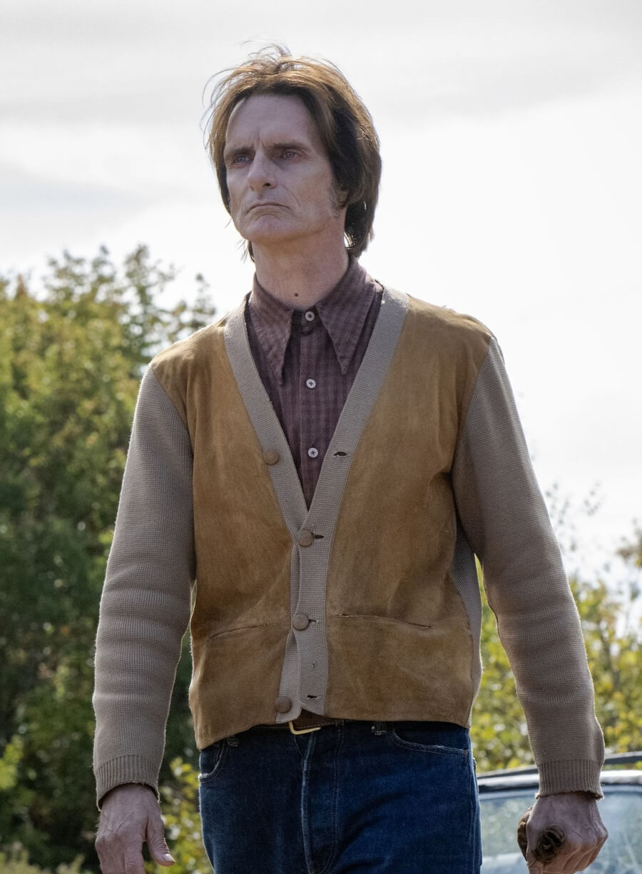 Victor From S02 Brown Suede Cardigan Jacket