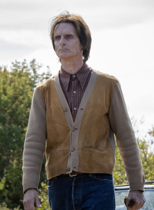 Victor From S02 Brown Suede Cardigan Jacket