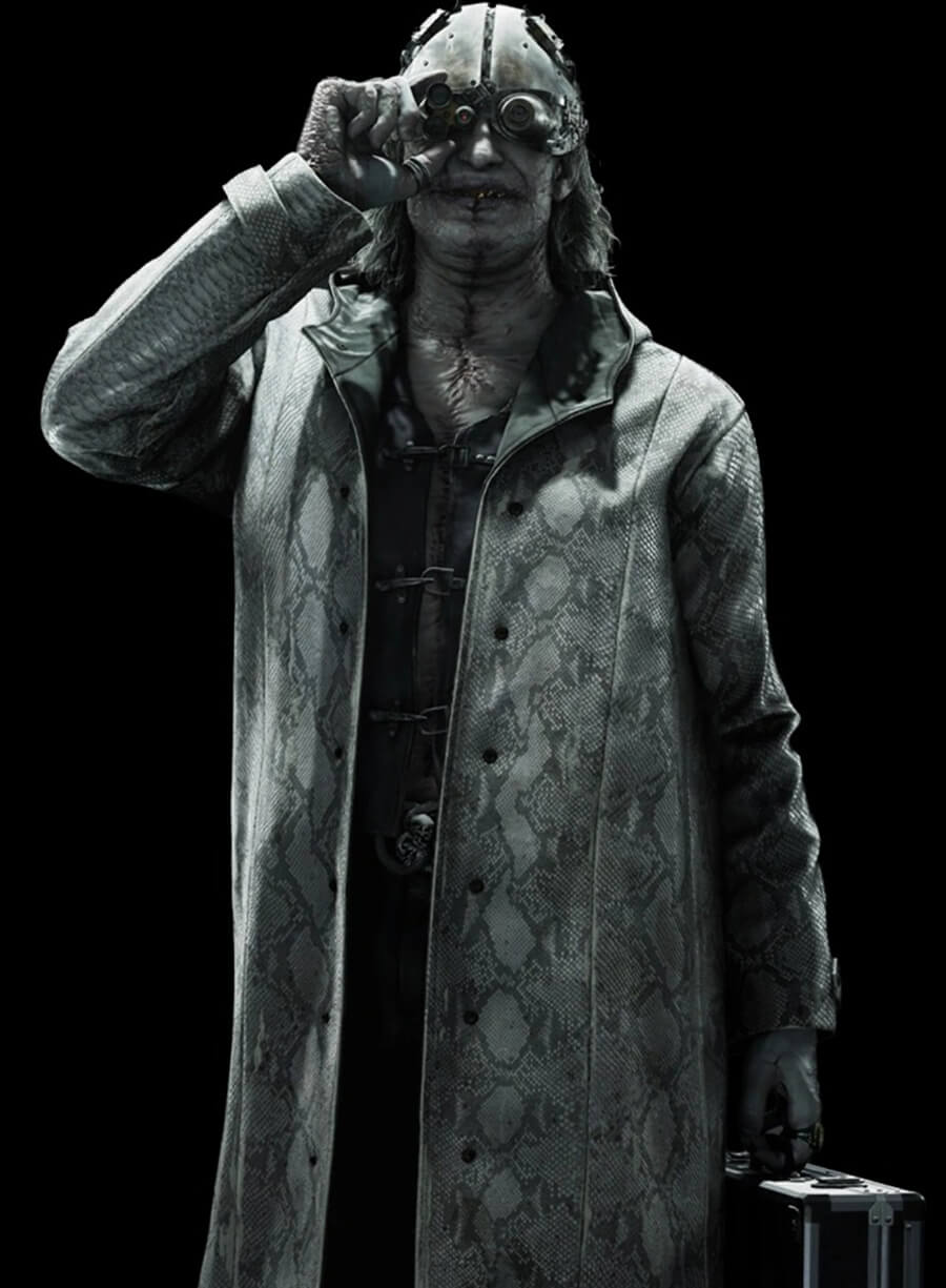Victor Gideon Resident Evil Requiem 2026 Leather Coat