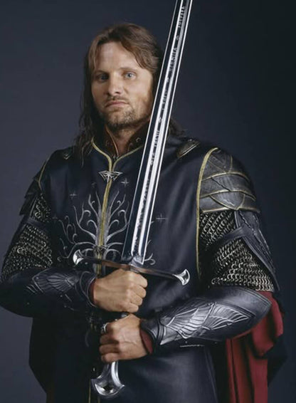 Viggo Mortensen The Lord of the Rings 2003 Black Vest