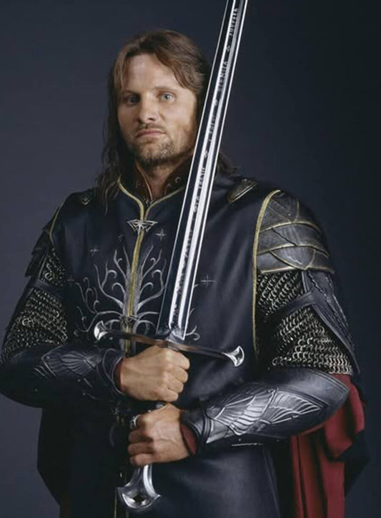 Viggo Mortensen The Lord of the Rings 2003 Black Vest