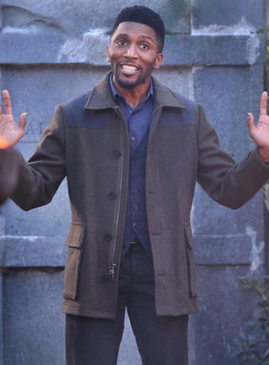 Vincent Griffith The Originals S01 Brown Wool Coat