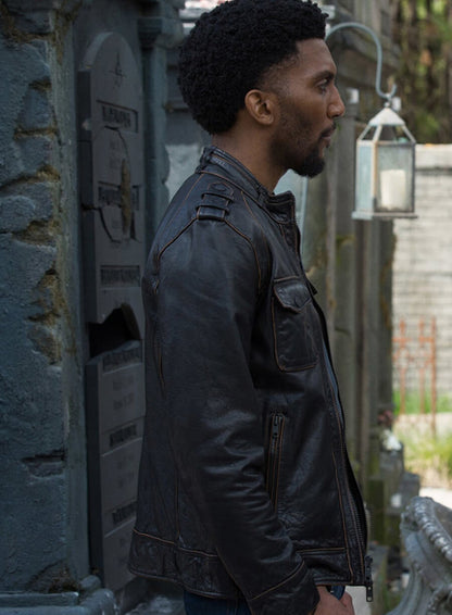 Vincent Griffith The Originals S03 Black Leather Jacket