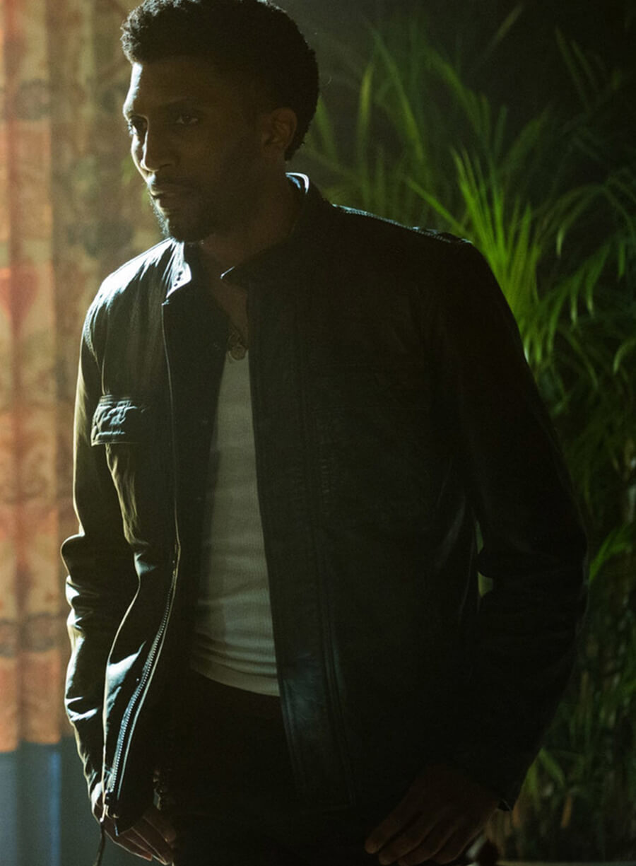 Vincent Griffith The Originals S03 Black Leather Jacket