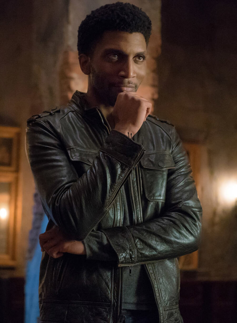 Vincent Griffith The Originals S03 Black Leather Jacket