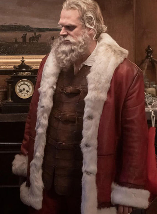 Violent Night Babbo Natale Red Santa Coat