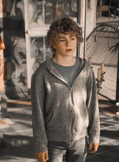 Walker Scobell Percy Jackson and the Olympians Grey Jacket