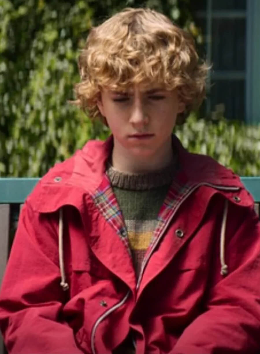 Walker Scobell Percy Jackson and the Olympians Red Jacket