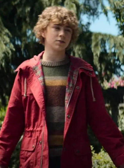 Walker Scobell Percy Jackson and the Olympians Red Jacket