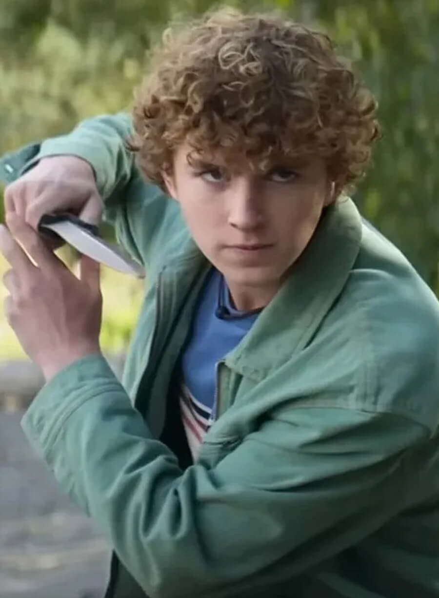 Walker Scobell Percy Jackson and the Olympians S02 Green Jacket