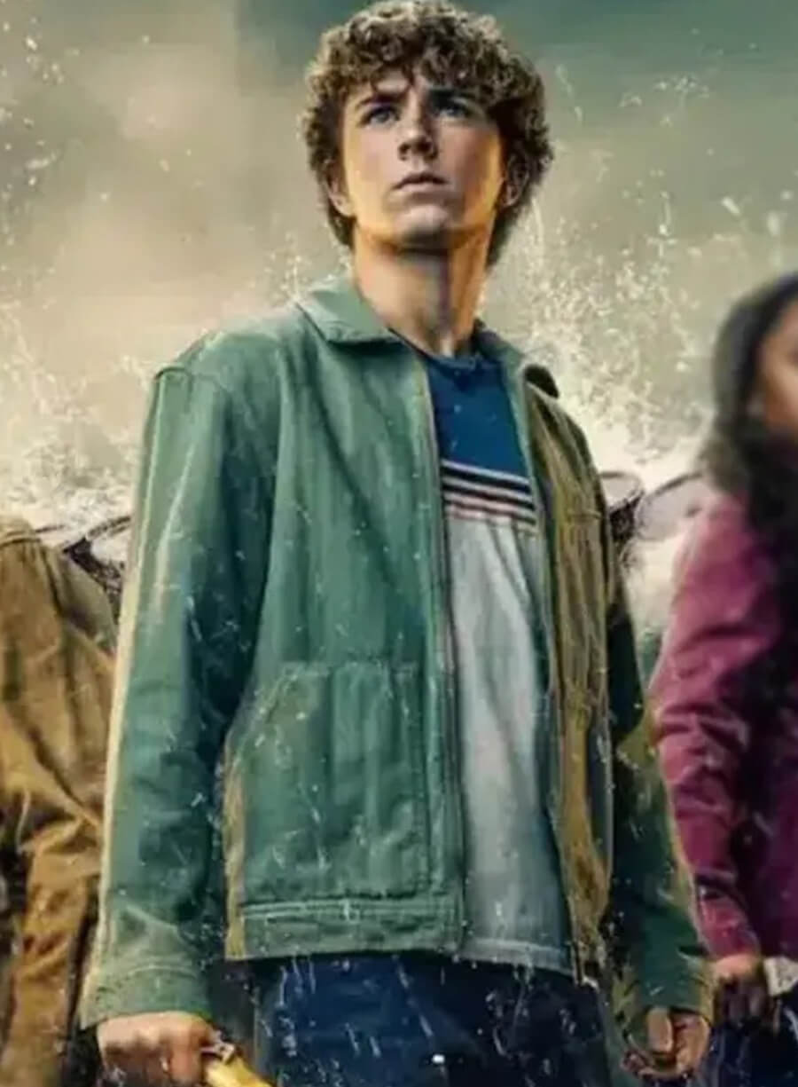 Walker Scobell Percy Jackson and the Olympians S02 Green Jacket