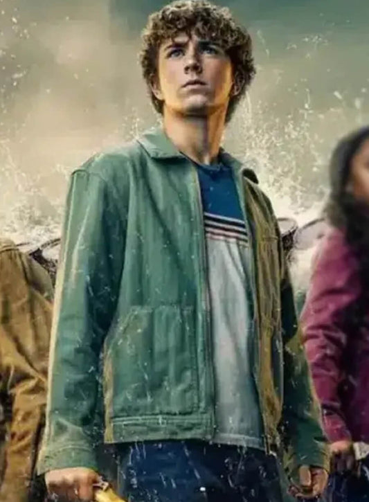 Walker Scobell Percy Jackson and the Olympians S02 Green Jacket